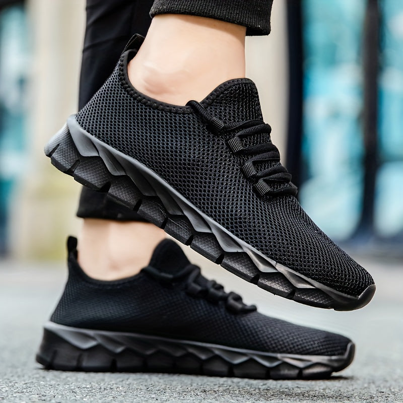 Men's Breathable Lightweight Mesh Slip-On Sneakers for Outdoor Activities