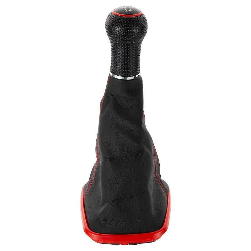 Universal 5-Speed Manual Gear Shift Knob Black Silver Red Blue for VW Golf Bora