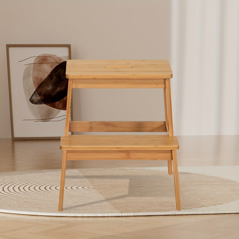 Two-Layer Non-Slip Indoor Step Stool for Home Office Library Use