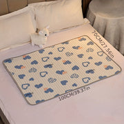 Large Waterproof Baby Changing Mat with Non-Slip Backing Soft Washable Cartoon Design