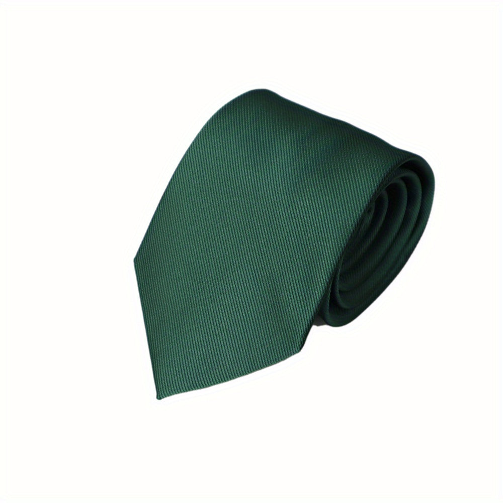 Men's Green Skinny Necktie 8cm Formal Business Dress Accessory