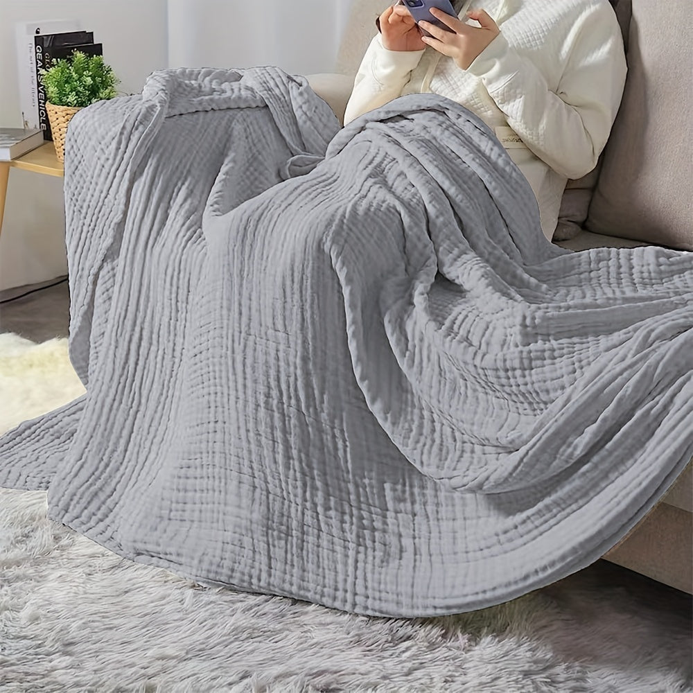 Six-Layer Muslin Blanket for Adults and Babies 139x190cm Lightweight Breathable