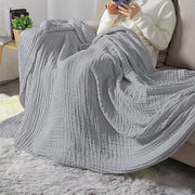 Six-Layer Muslin Blanket for Adults and Babies 139x190cm Lightweight Breathable