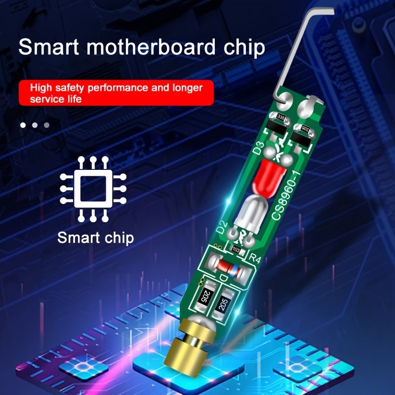 Electrical Test Pen Circuit Tester for Live and Disconnected Wires Red LED Indicator