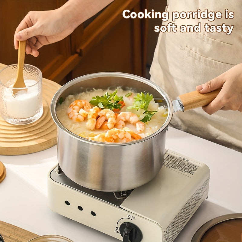 Stainless Steel Deep Fryer with Basket for Fish and Fries Camping Induction Compatible