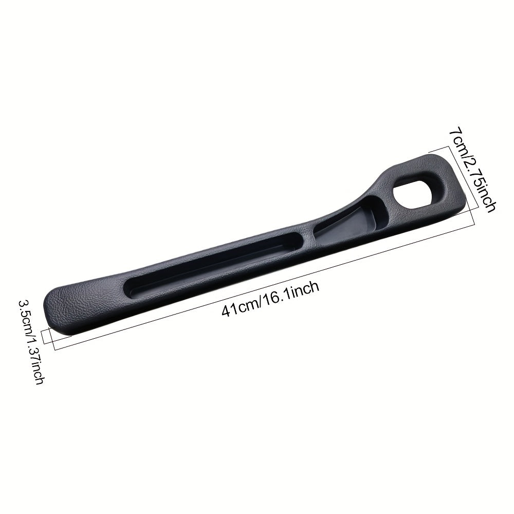 2pcs Car Seat Gap Fillers Black with Phone Card Slots Organizers