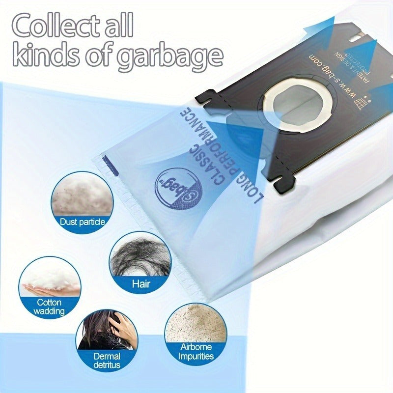 Wood Material Floor Attachment 10pcs Vacuum Bags Dustproof Multi-Layer Durable