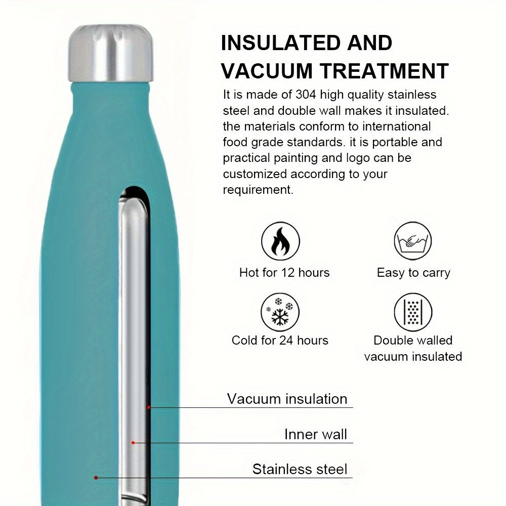 500ml Stainless Steel Water Bottle Leakproof BPA-Free Durable Hydration