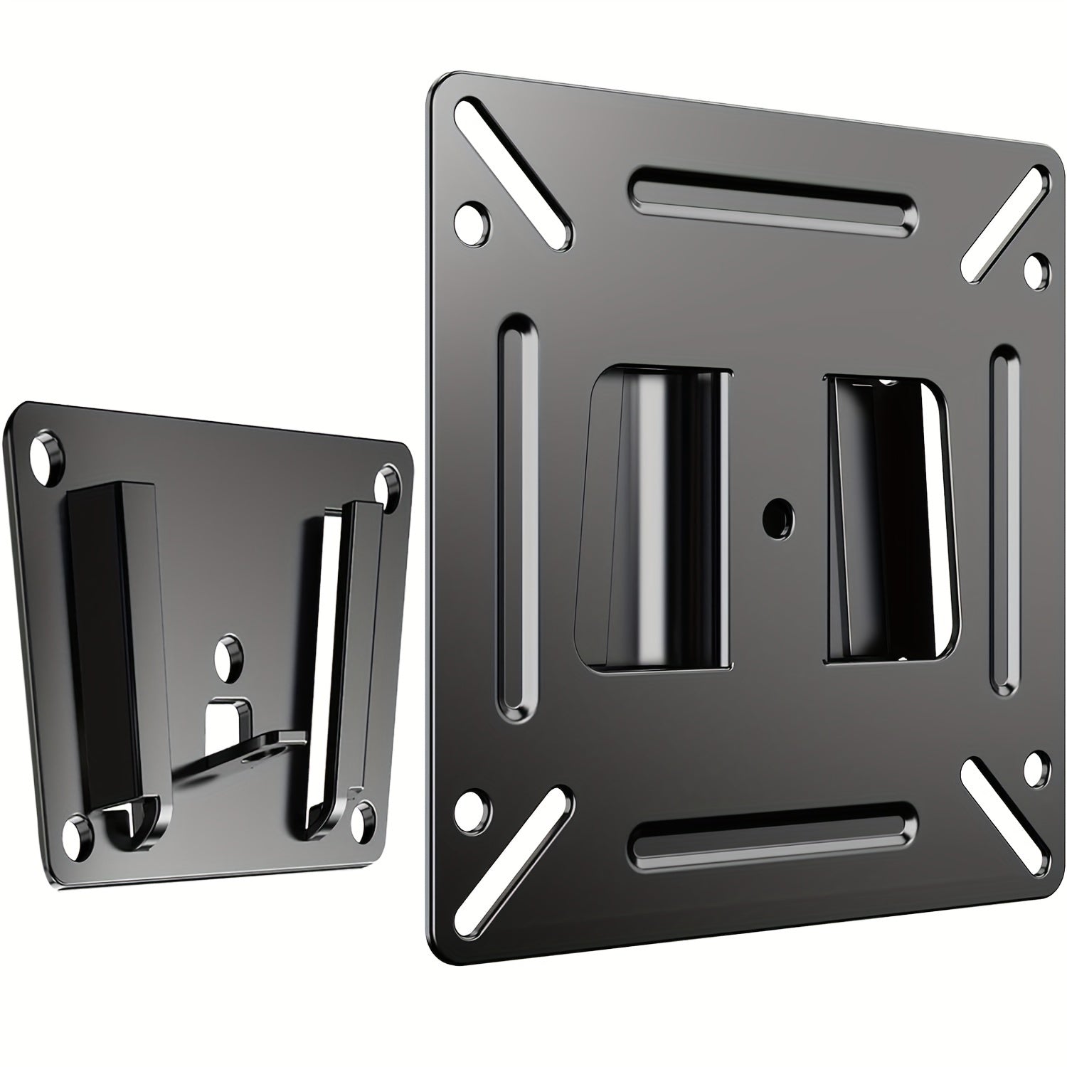 Low Profile Wall Mount for 14-24 Inch TVs and Monitors VESA Up to 100x100mm Holds 13.61kg for RV and Home Office