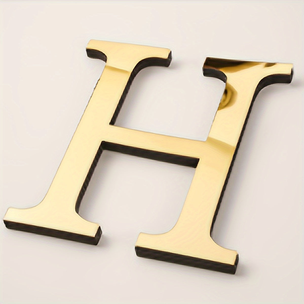 3D Acrylic Mirror Wall Decals Alphabet Stickers Gold Silver Self-Adhesive Modern Home Decor