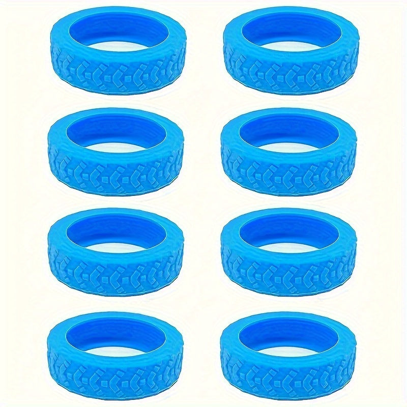 Thickened Luggage Wheel Protector Set for Trailer Suitcase Noise Reduction Red Black Beige