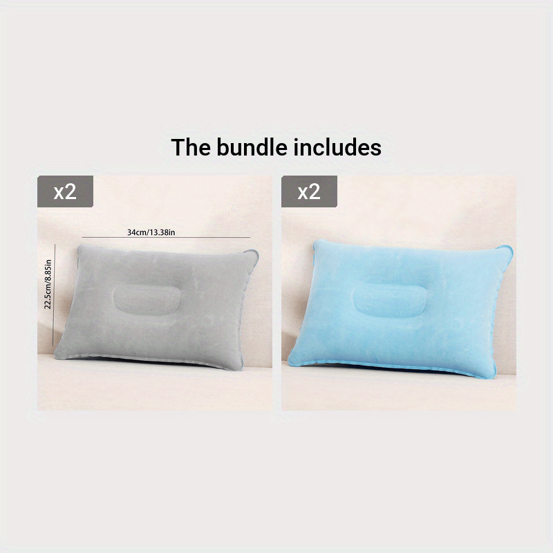 Inflatable Pillow for Camping and Travel Lightweight Compact Support