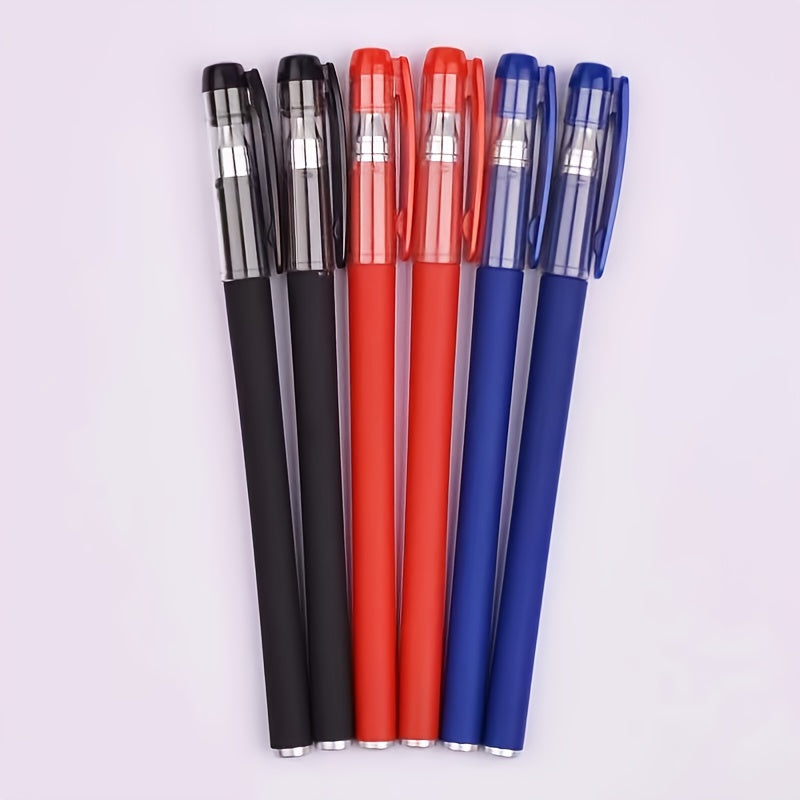 10-Piece Gel Pen Set for Students Office School Includes Red Black Water Carbon
