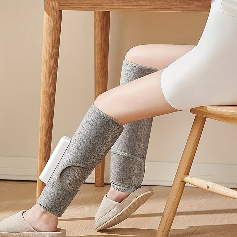 Masajeador recargable por USB para piernas y hombros con calor y presión de aire