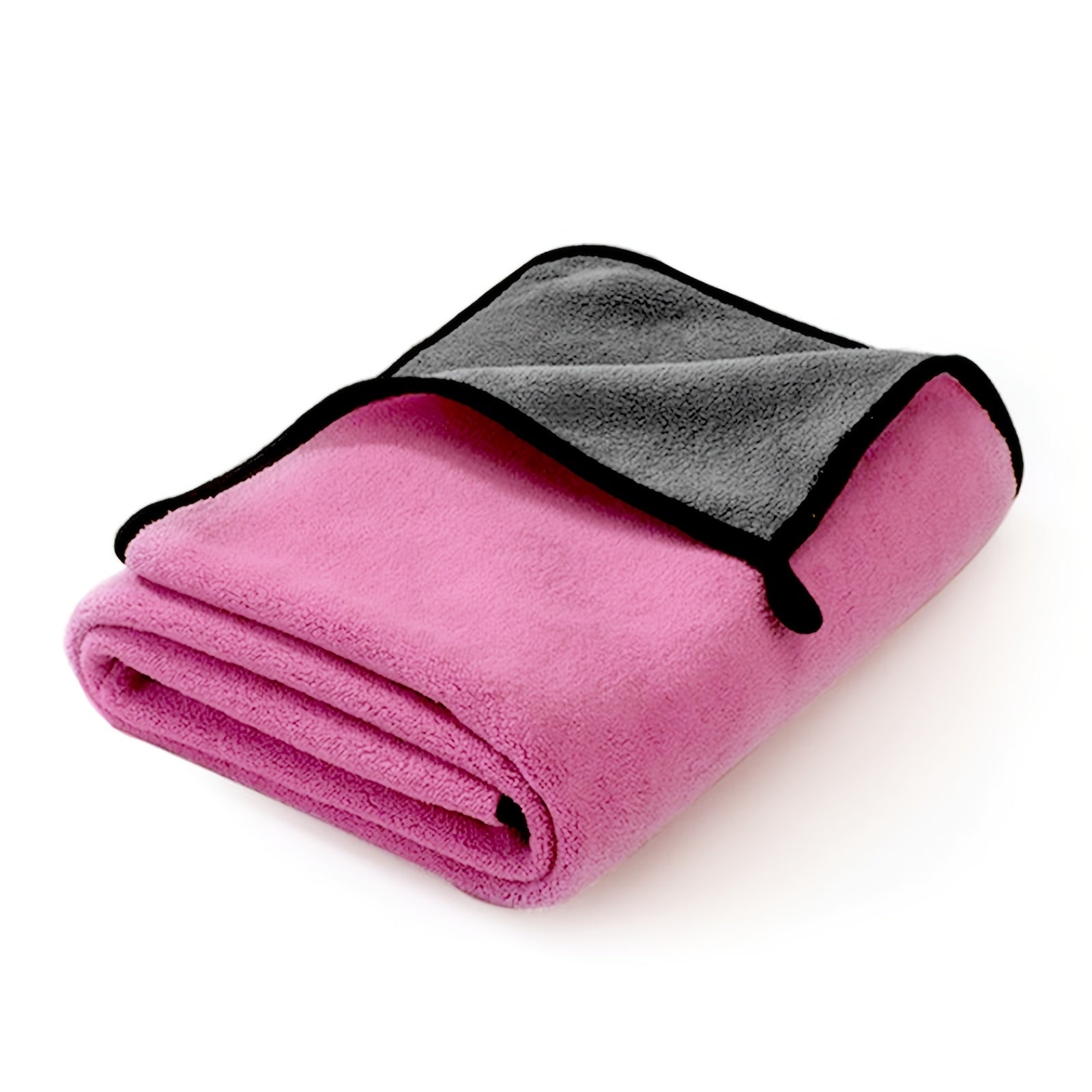 Kichik hayvonlar uchun yumshoq mikrofiber sochiq, tez quriydigan va namni yaxshi so'radigan, sariq va qora, osish halqasi bilan, 29.97 x 59.99 sm.