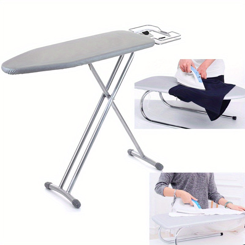 Universal Ironing Board Cover with Pad 140x50cm Silver Reflective Material