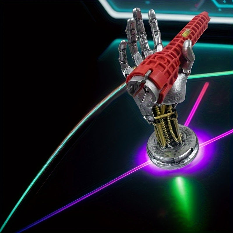 Cyberpunk Mechanical Hand Gaming Controller Stand Desktop Headphone Holder Black Durable Universal Fit