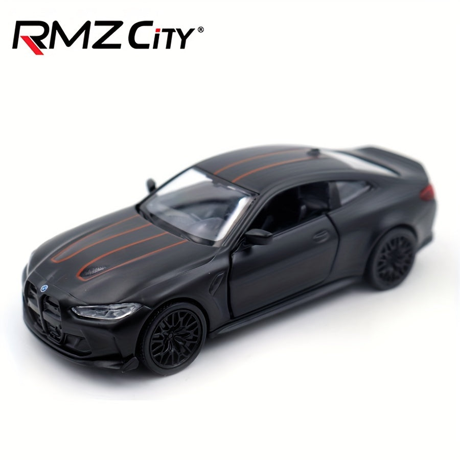 1:36 Scale Alloy Die-Cast BMW M4 CSL Sports Car Model Pull-Back Toy for Boys
