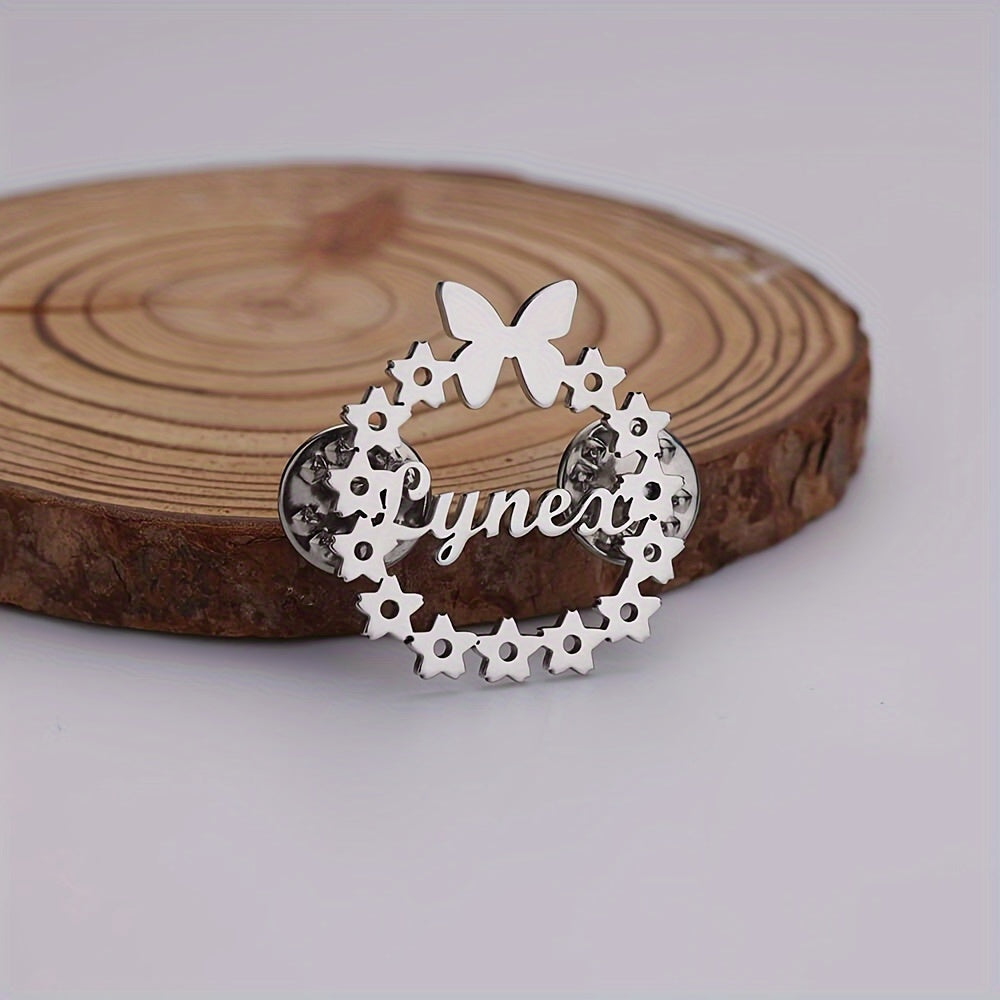 Ayollar uchun zanglamaydigan po'latdan yasalgan kapalak brosh, vintage hayvon pinli zargarlik buyumlari, kundalik kiyim va bayramlar uchun