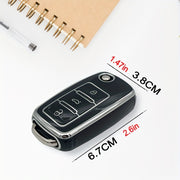 Pink TPU Car Key Cover for Women Durable Anti-Drop Protection with Anti-Lost Keychain