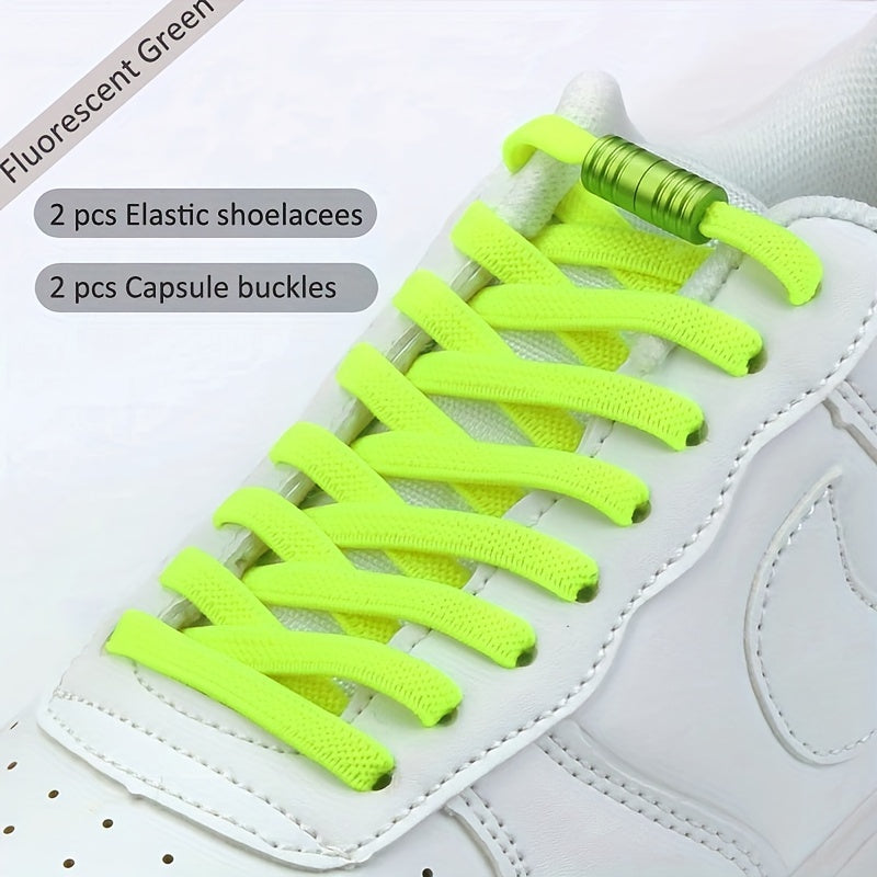 Uniseks elastik rang-barang toʻqilgan poyabzal lentalari uchun sneakers va kundalik poyabzal