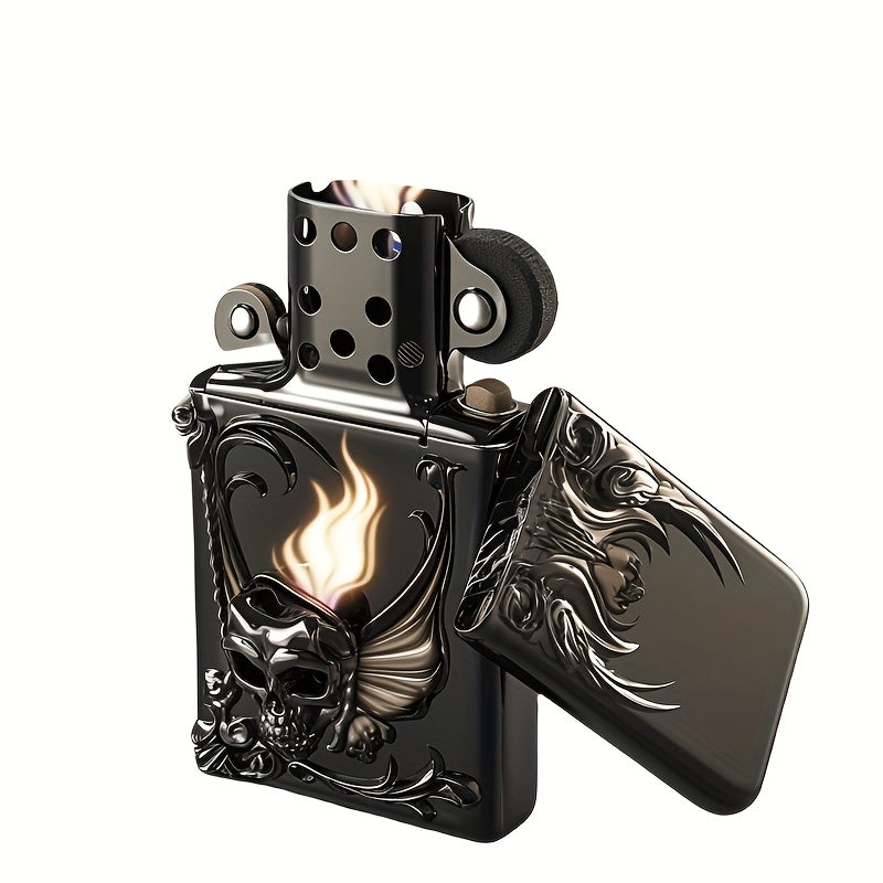 Стильные белые наклейки с рисунком зажигалки в четыре в одном, изготовленные из высокопрозрачной пленки с защитными свойствами от царапин, предназначенные для использования на мотоциклах, бамперах автомобилей и кузовах.