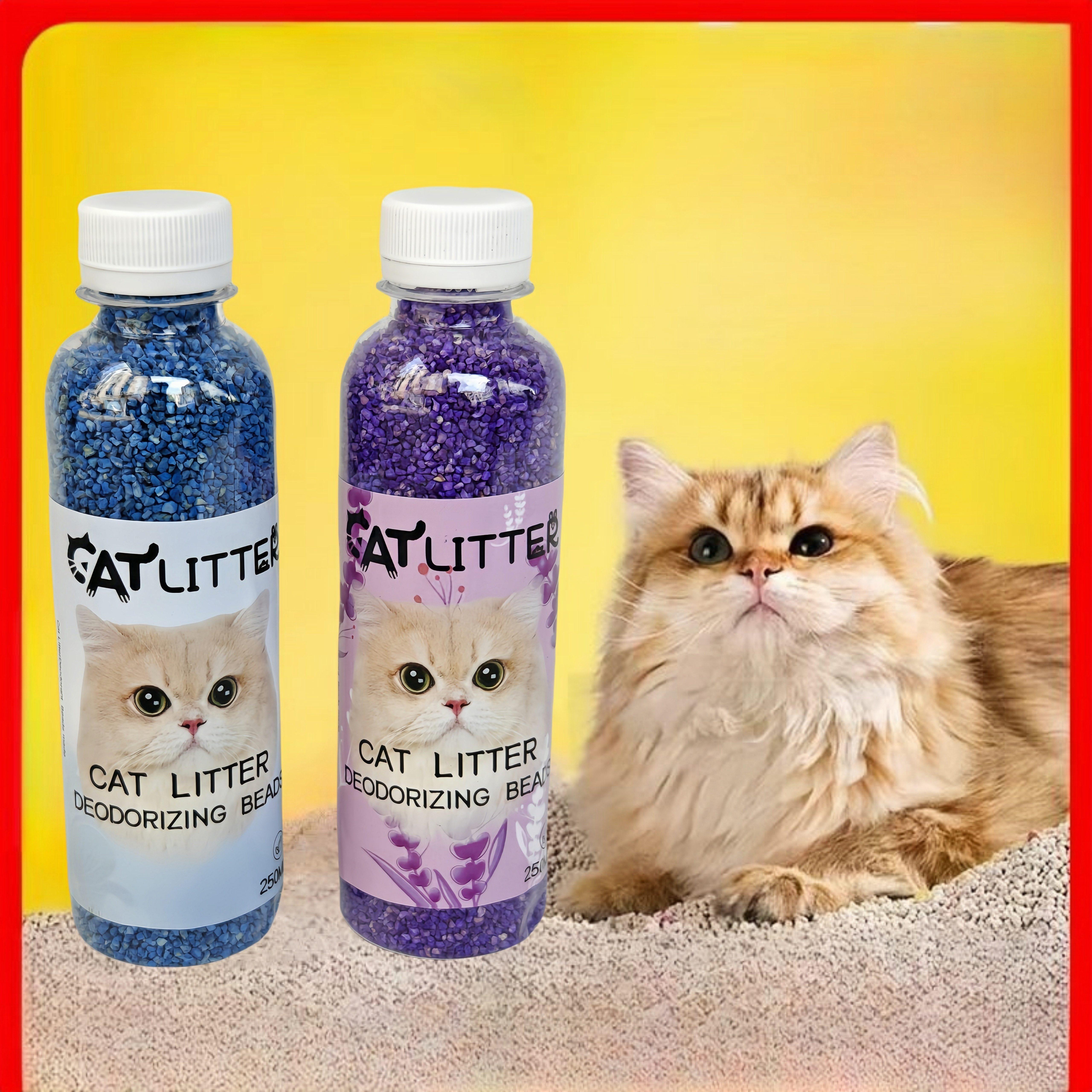 Plant-Based Cat Litter Deodorizer Beads Odor Eliminator Fragrant Fresh Scent