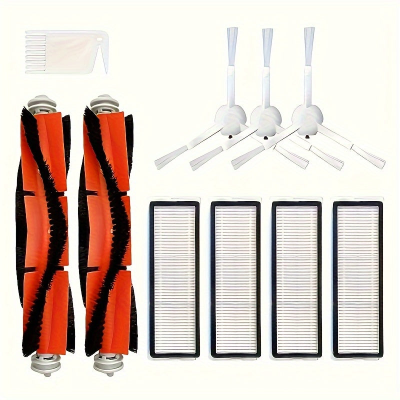 Xiaomi Mi Robot Vacuum Mop modellari 1C/1T/2C, STYTJ01ZHM, STYTJ02ZHM, dream F9 va dream Z10 Pro uchun almashtirish asosiy yon cho'tkasi va yuqori samarali filtrning eng yaxshi tanlovi.