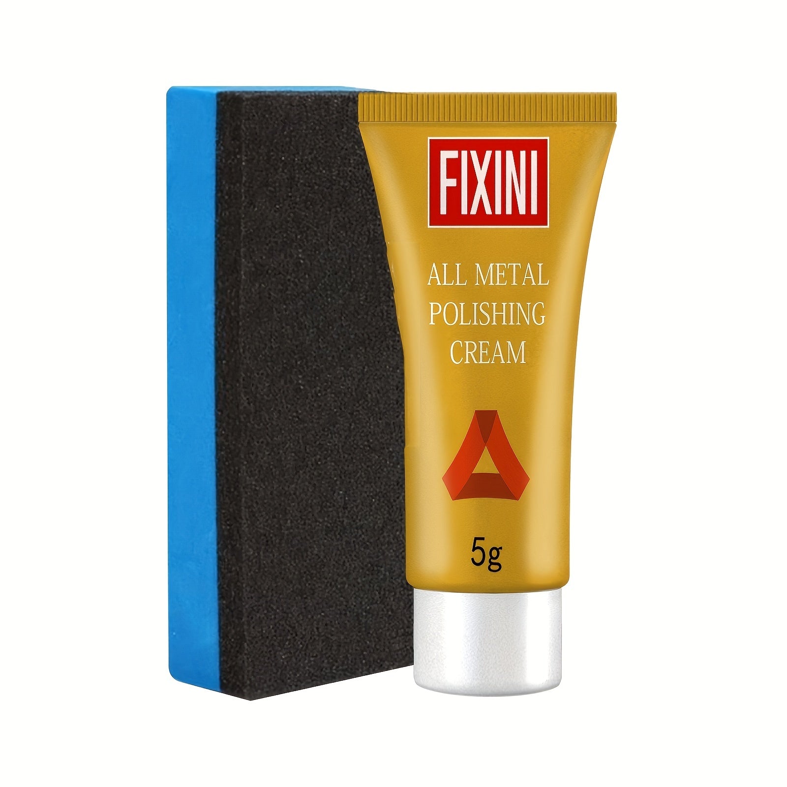 Rostni olib tashlash moyi to'plami va gubka - Metall yuzalarga porlashni tiklaydi - Oshxonalar, hammomlar va avtomobillardagi rostlangan joylar uchun mukammal