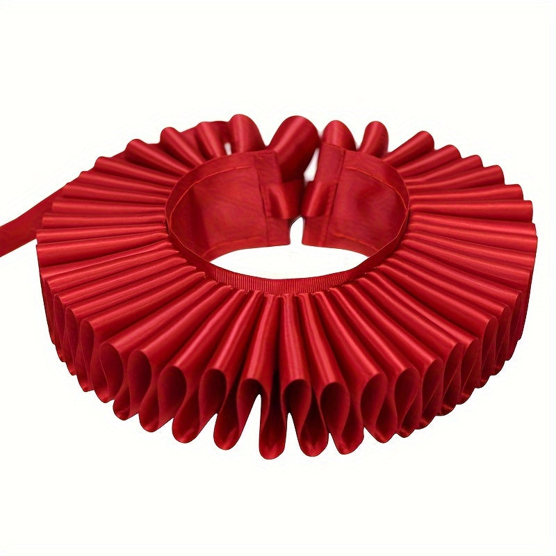 Victorian Renaissance Ruffled Collar Costume Accessory for Role-Playing and Themed Events