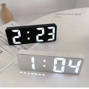 Digital LED Alarm Clock with Temperature Display and Adjustable Brightness