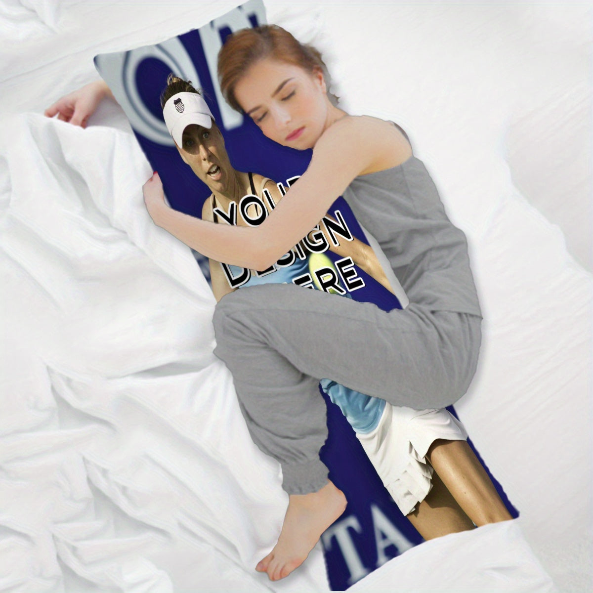 Personalized Long Body Pillow 50.8x137.2cm Custom Photo Text Anime Idol