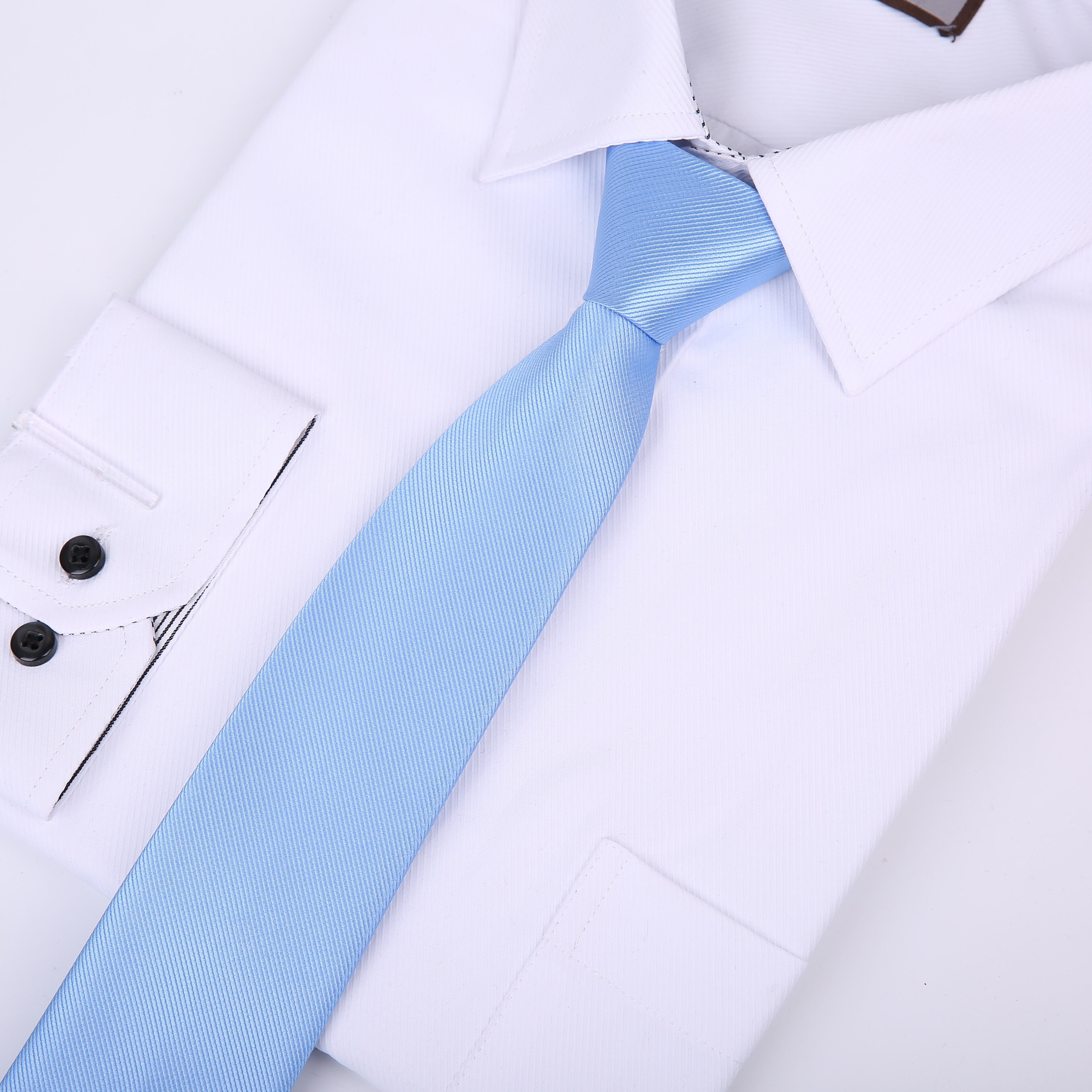 Men's Adjustable Solid Ties for Business Attire and Gifting