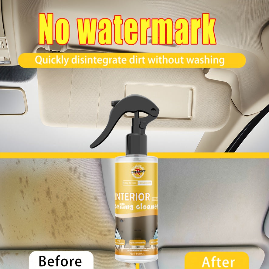 Car Interior Cleaning Kit for Seats and Fabric with Spray and Towels