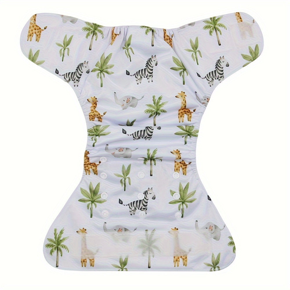 Juego de pañales de tela reutilizables para bebés de 0-3 años con 3 pañales y insertos