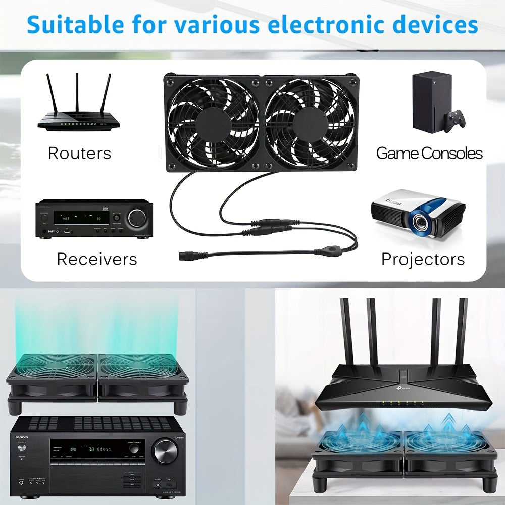 3 Pack 120mm Computer Fans for Cooling Cabinets Servers and Workstations