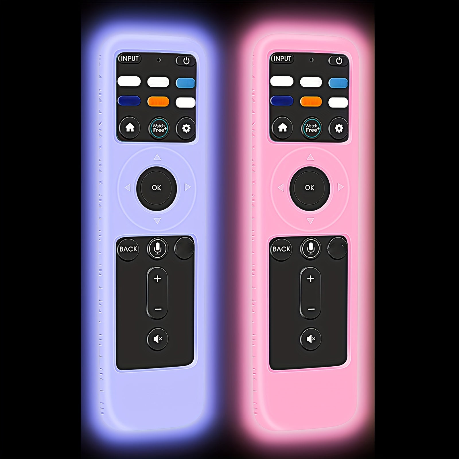Pack de 2 fundas de silicona para control remoto para el control remoto de Smart TV 2021 compatible con Vizio XRT260
