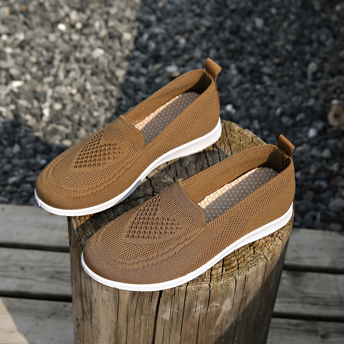 Women's Breathable Slip-On Casual Sneakers with PVC Sole and Fabric Lining in Multiple Colors