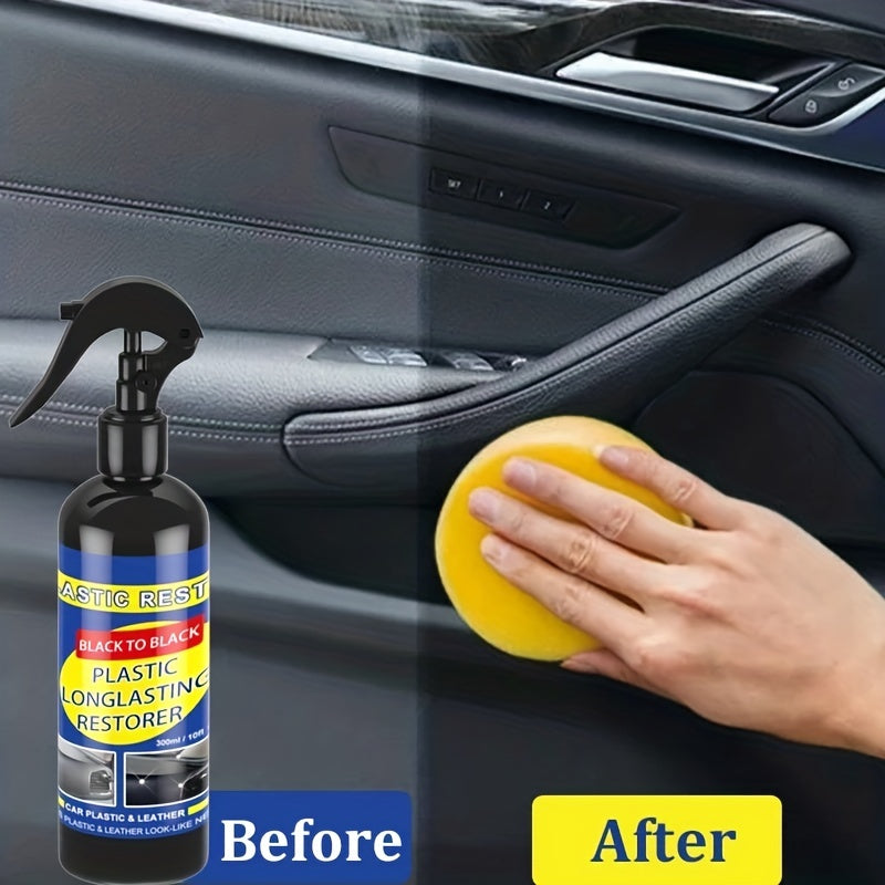 Car Plastic Restorer Exterior Rubber and Plastic Care Deep Cleaning Shine 30ML 50ML 100ML 300ML