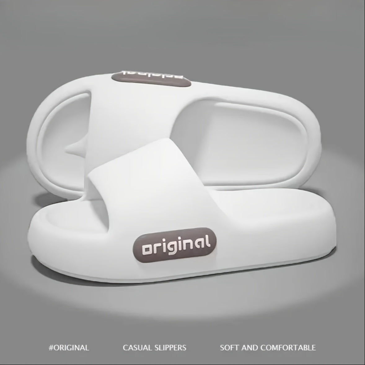 Women's EVA Slides Green Open-Toe Cushioned Indoor Outdoor Slippers