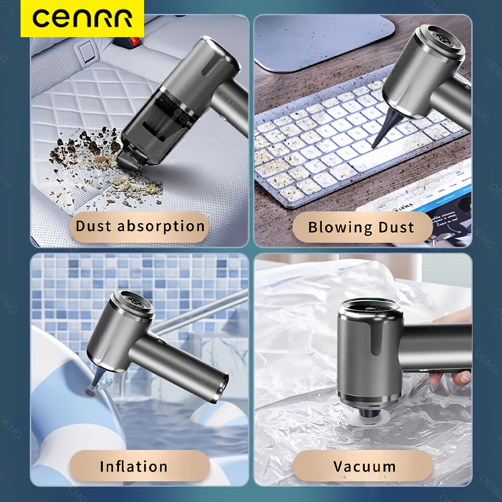 Wireless Handheld Car and Home Vacuum Cleaner with Strong Suction and Dusting Brush