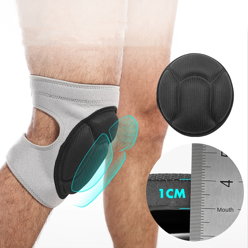 2 Pcs Men's Compression Sports Knee Pads for Skiing Motorcycle Riding