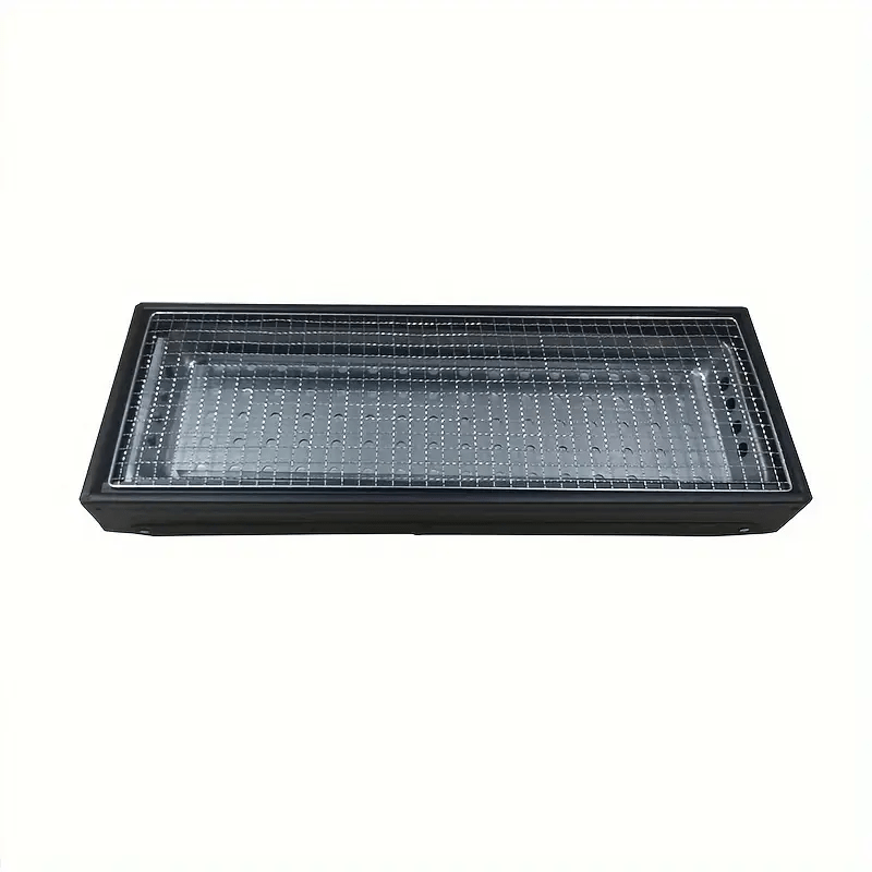 Parrilla portátil ligera para reuniones al aire libre y picnics, diseño de hierro duradero