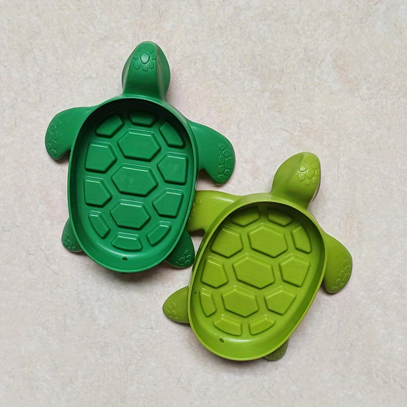 Turtle-Shaped Soap Dish Plastic Drainage Bathroom Accessory
