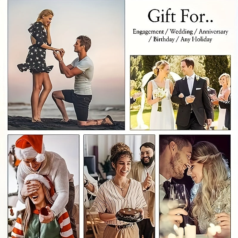 Zarif 3.6ct Moissanite To'y Halqasi - Ajoyib 18K Oltin Qoplangan 925 Sterling Kumush Zargarlik Ayollar Uchun, Har Kunlik Kiymak Va Maxsus Tadbirlar Uchun Ideal