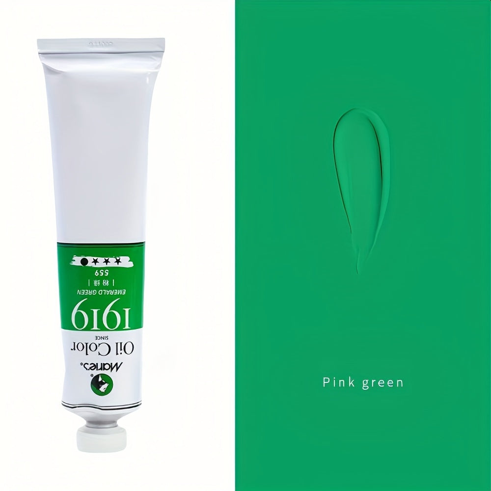 50ml White Oil Paint Tube for Canvas and Graffiti Art Professional Artist Grade