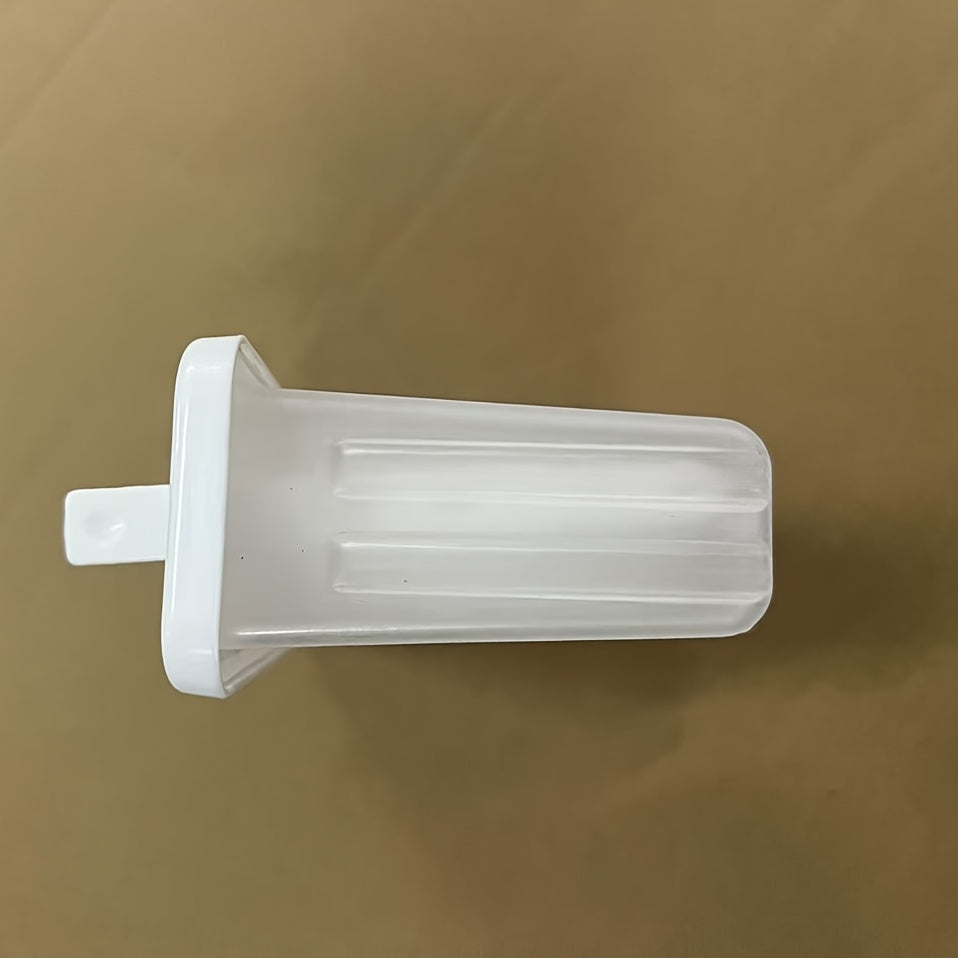 Set of 4 Reusable Plastic Popsicle Molds with Lids for Homemade Frozen Treats