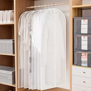 Juego de 5 bolsas impermeables para prendas de vestir para trajes, vestidos con cremalleras, protección contra polvo y polillas, 60cm x 140cm