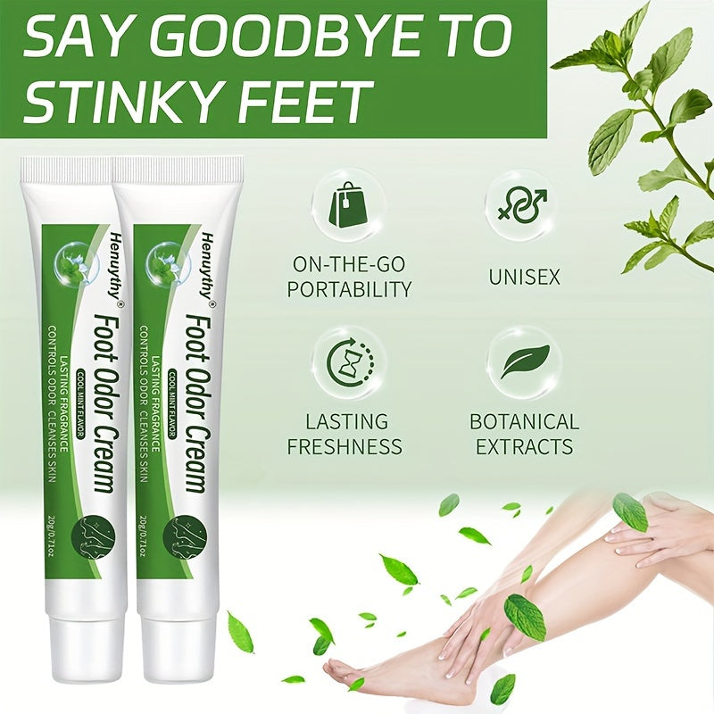 Henuythy Oyoq Hidiga Qarshi Krema: Mintaqaviy, yangilovchi va ko'chma, barcha teri turlari uchun mos, o'simlik ekstraktlari bilan.