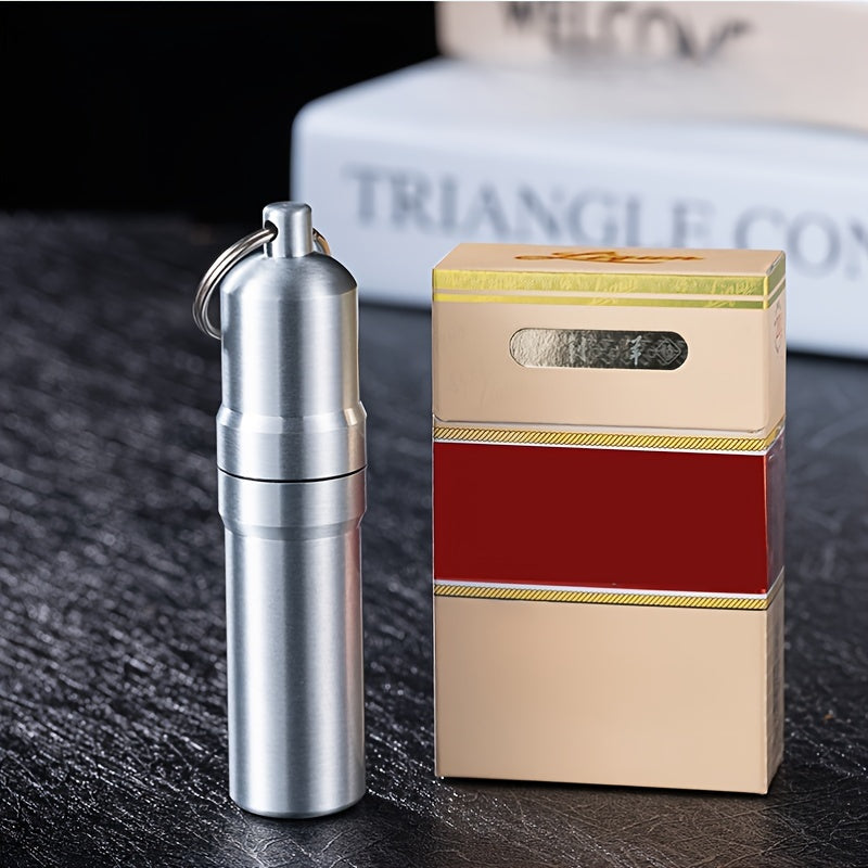 Large-Capacity Metal Cigarette Case Waterproof Moisture-Resistant Durable Holder